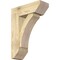 Ekena Millwork Thorton Slat Rough Sawn Bracket w/ Offset Brace, Douglas Fir, 8"W x 22"D x 30"H BKT0806X22X30THR06RDF - alternate 1
